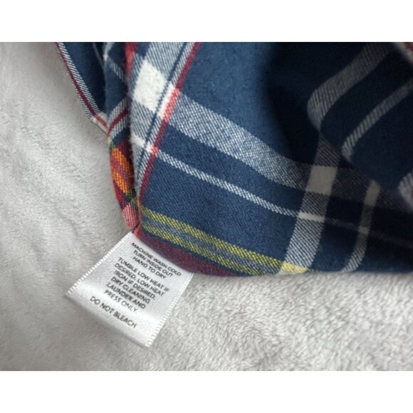 Mizzen+Main Spinnaker Collection Men Plaid Shirt Medium Trim Fit Button Down Red - Picture 5 of 8